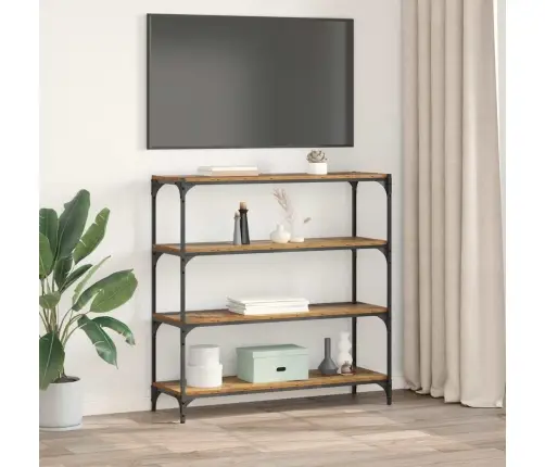 Grāmatplaukts Vecs Koks 100 X 33 X 100 Cm Vidaxl