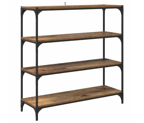 Grāmatplaukts Vecs Koks 100 X 33 X 100 Cm Vidaxl