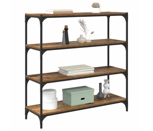 Grāmatplaukts Vecs Koks 100 X 33 X 100 Cm Vidaxl