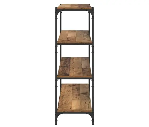 Grāmatplaukts Vecs Koks 100 X 33 X 100 Cm Vidaxl