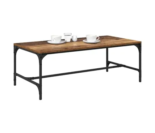 Kafijas Galdiņš Vecs Koks 100 X 50 X 35 Cm Inženierijas Koks Vidaxl