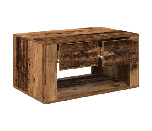 Kafijas Galdiņš Vecs Koks 80 X 50 X 40 Cm Inženierijas Koks Vidaxl