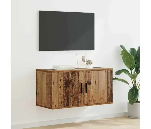 Seinale Kinnitatav Tv Kapp Vana Puit 80 X 34.5 X 40 Cm