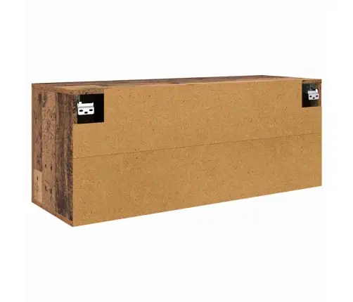 Sienas Montēts Tv Skapis Vecs Koks 100 X 34,5 X 40 Cm Vidaxl