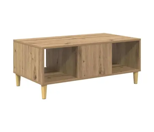 Kafijas Galdiņš Ar Atvilktni Artisānā Ozols 90 X 50 X 26.5 Cm Vidaxl