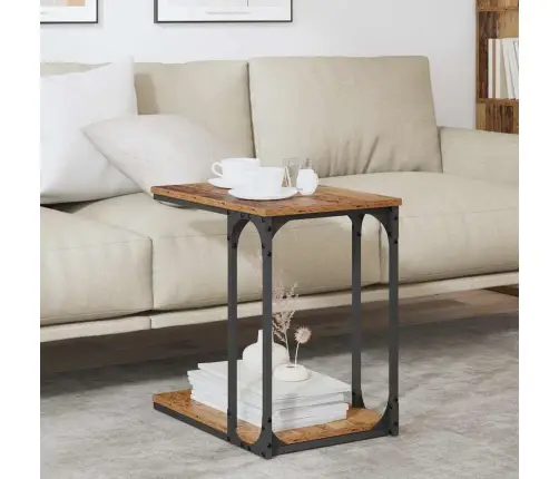 Sānu Galds Vecs Koks 50 X 35 X 52 Cm Inženierijas Koks Vidaxl Sānu Galds Vecs Koks 50 X 35 X 52 Cm Inženierijas Koks Vidaxl