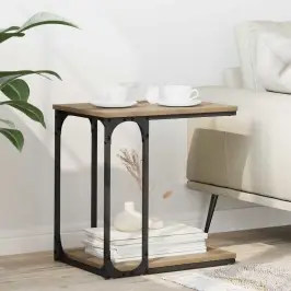 Sānu Galds Amatnieku Ozola 50 X 35 X 52 Cm Inženierijas Koks Vidaxl