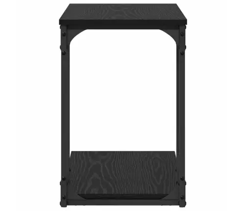 Sānu Galds Melns Ozols 50 X 35 X 52 Cm Inženierijas Koks Vidaxl Sānu Galds Melns Ozols 50 X 35 X 52 Cm Inženierijas Koks Vidaxl