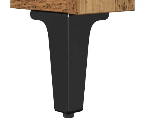 Kafijas Galdiņš Vecs Koks 80 X 80 X 36,5 Cm Inženierijas Koks Vidaxl