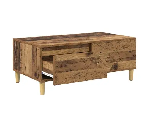 Kafijas Galdiņš Vecs Koks 90 X 50 X 35 Cm Inženierijas Koks Vidaxl