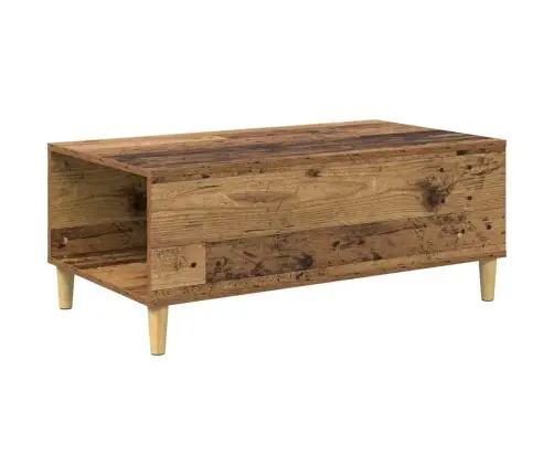 Kafijas Galdiņš Vecs Koks 90 X 50 X 35 Cm Inženierijas Koks Vidaxl