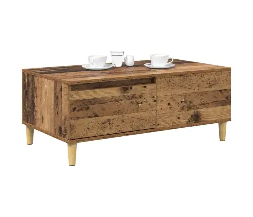Kafijas Galdiņš Vecs Koks 90 X 50 X 35 Cm Inženierijas Koks Vidaxl