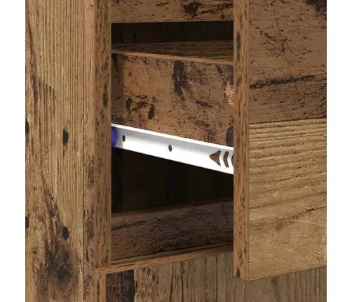 Puse Ar Atvilktni Vecs Koks 60 X 35 X 70 Cm Inženierijas Koks Vidaxl