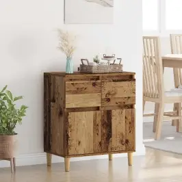 Puse Ar Atvilktni Vecs Koks 60 X 35 X 70 Cm Inženierijas Koks Vidaxl Puse Ar Atvilktni Vecs Koks 60 X 35 X 70 Cm Inženierijas Koks Vidaxl