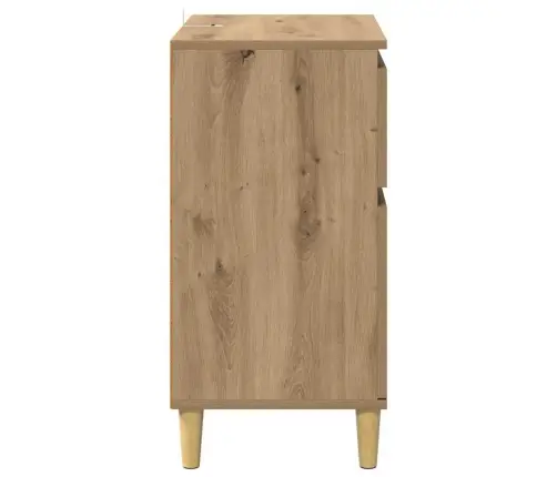 Puse Artisānā Ozols 60 X 35 X 70 Cm Inženierijas Koks Vidaxl