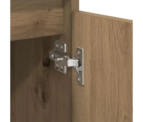 Puse Artisānā Ozols 60 X 35 X 70 Cm Inženierija Koks Un Dzelzs Vidaxl