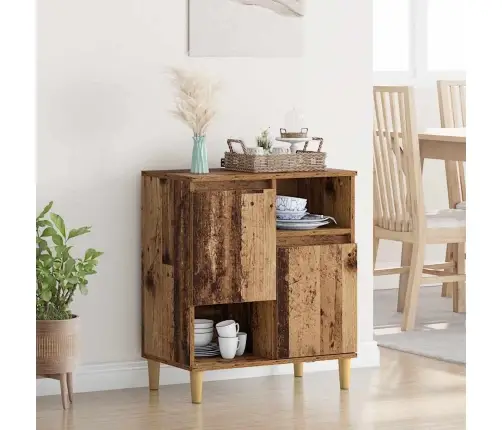 Puse Vecs Koks 35 X 60 X 70 Cm Inženierijas Koks Vidaxl