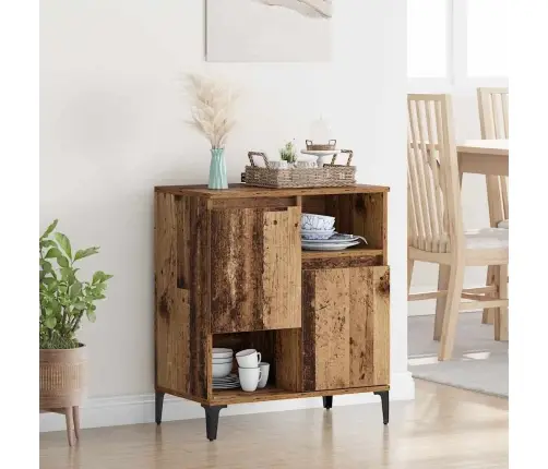 Puse Vecs Koks 60 X 35 X 70 Cm Inženierijas Koks Vidaxl