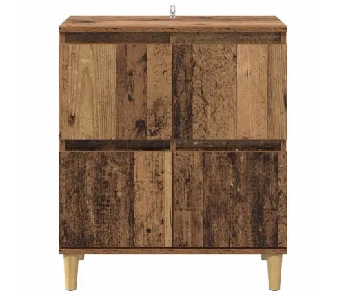 Puse Vecs Koks 60 X 35 X 70 Cm Inženierijas Koks Vidaxl