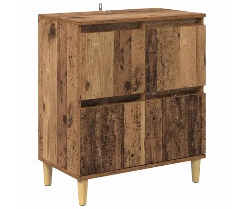 Puse Vecs Koks 60 X 35 X 70 Cm Inženierijas Koks Vidaxl