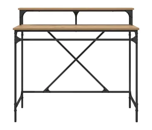 Galds Artisānā Ozols 100 X 50 X 90 Cm Inženierijas Koks Vidaxl