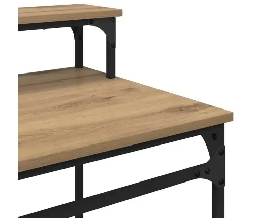 Galds Artisānā Ozols 80 X 50 X 90 Cm Inženierijas Koks Vidaxl