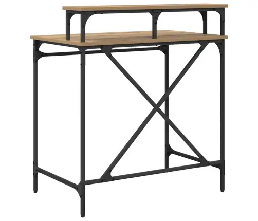 Galds Artisānā Ozols 80 X 50 X 90 Cm Inženierijas Koks Vidaxl