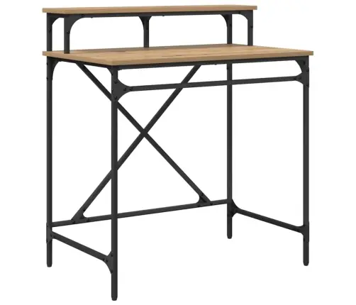 Galds Artisānā Ozols 80 X 50 X 90 Cm Inženierijas Koks Vidaxl