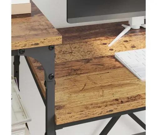 Galds Vecs Koks 105 X 50 X 90 Cm Inženierijas Koks Vidaxl