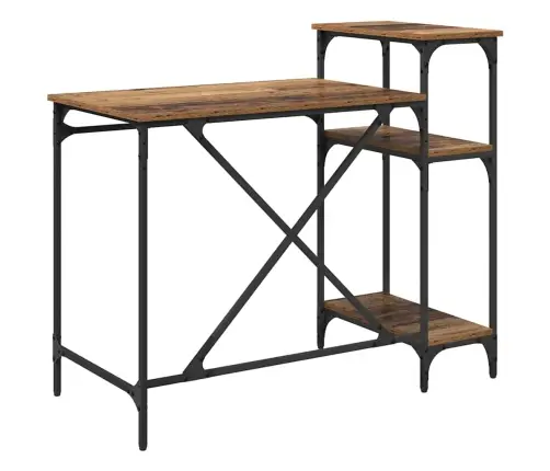 Galds Vecs Koks 105 X 50 X 90 Cm Inženierijas Koks Vidaxl