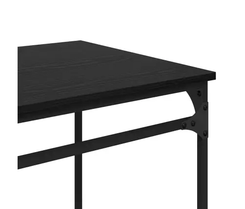 Galds Melns Ozolkoks 105 X 50 X 90 Cm Inženierijas Koks Vidaxl