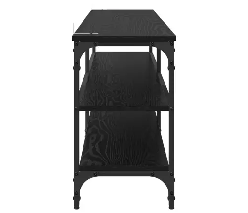 Televizora Skapīša Melns Ozolkoks 160 X 30 X 50 Cm Vidaxl