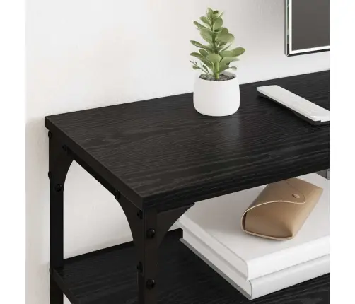 Televizora Skapīša Melns Ozolkoks 200 X 30 X 50 Cm Vidaxl