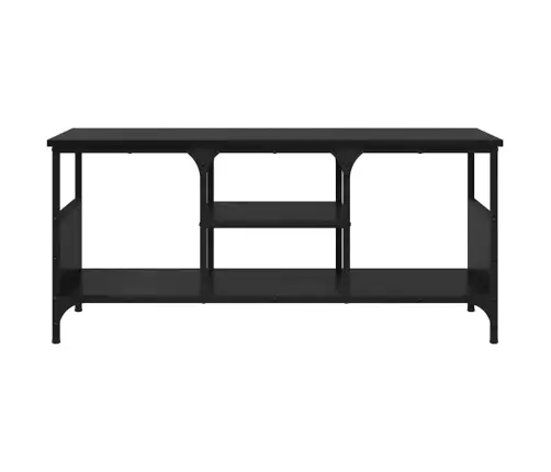 Televizora Skapīša Melns Ozolkoks 100 X 35 X 45 Cm Vidaxl