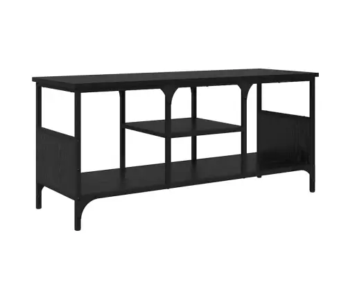 Televizora Skapīša Melns Ozolkoks 100 X 35 X 45 Cm Vidaxl