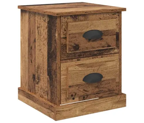 Nakts Skapītis Ar Atvilktni 2 Pcs Vecs Koks 39 X 39 X 47.5 Cm Vidaxl