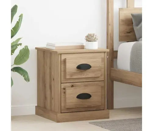 Nakts Skapītis 2 Pcs Amatnieku Ozola 39 X 39 X 47.5 Cm Vidaxl