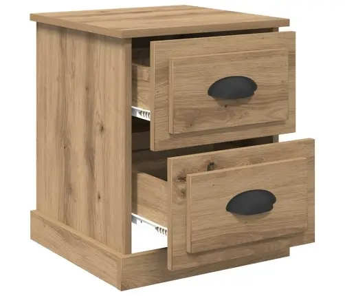 Nakts Skapītis 2 Pcs Amatnieku Ozola 39 X 39 X 47.5 Cm Vidaxl