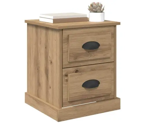 Nakts Skapītis 2 Pcs Amatnieku Ozola 39 X 39 X 47.5 Cm Vidaxl