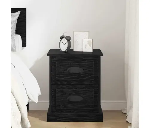 Öölambi Kapp Sahtliga Must Tamm 39 X 39 X 47.5 Cm Tehispuit