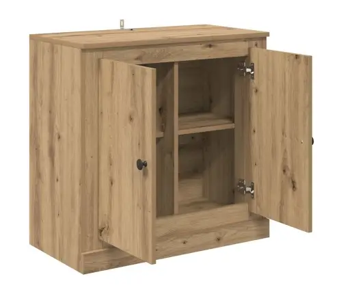 Puse Artisānā Ozols 70 X 35,5 X 67,5 Cm Inženierijas Koks Vidaxl