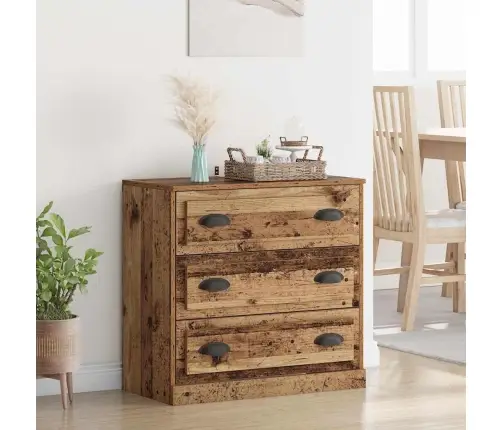 Puse Vecs Koks 70 X 35,5 X 67,5 Cm Inženierijas Koks Vidaxl