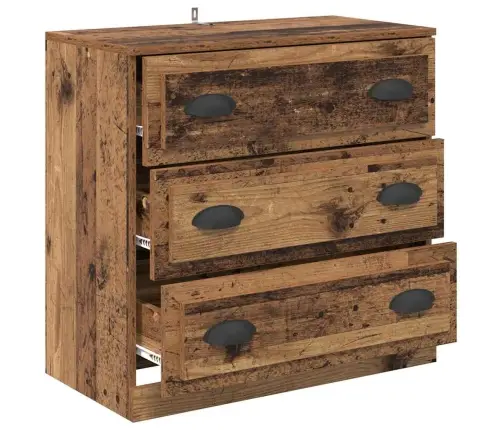 Puse Vecs Koks 70 X 35,5 X 67,5 Cm Inženierijas Koks Vidaxl