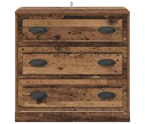 Puse Vecs Koks 70 X 35,5 X 67,5 Cm Inženierijas Koks Vidaxl