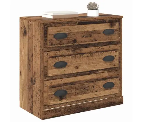 Puse Vecs Koks 70 X 35,5 X 67,5 Cm Inženierijas Koks Vidaxl