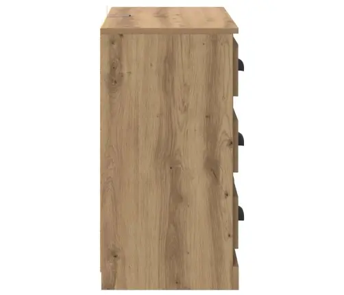 Puse Artisānā Ozols 70 X 35,5 X 67,5 Cm Inženierijas Koks Vidaxl