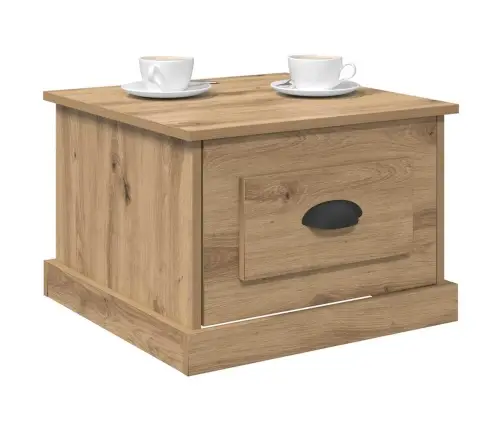 Kafijas Galdiņš With Drawer Amatnieku Ozola 50 X 50 X 35 Cm Vidaxl
