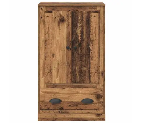 Augstais Skapītis Ar Atvilktni Vecs Koks 60 X 35,5 X 103,5 Cm Vidaxl