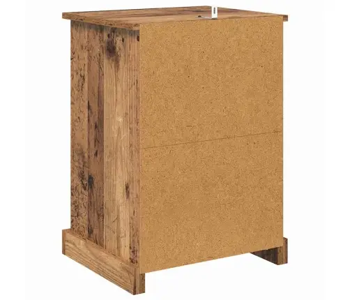 Šalia Lovos Spintelė Su Stalčių Sena Mediena 43 X 36 X 60 Cm