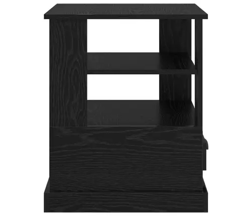 Nakts Skapītis Melns Ozols 50 X 50 X 60 Cm Inženierijas Koks Vidaxl